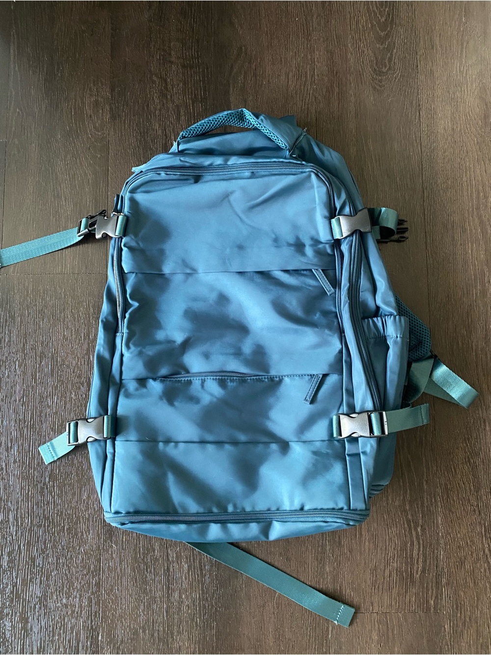 Teal Blue Travel Backpack